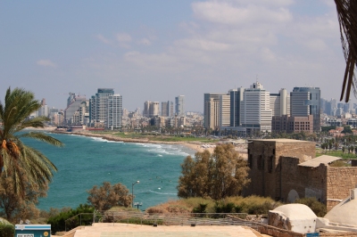 Blick von Jaffa auf die Bucht von Tel Aviv (Alexander Mirschel)  Copyright 
Informazioni sulla licenza disponibili sotto 'Prova delle fonti di immagine'